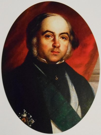 Portrait of James Bruce, Lord Elgin by Théophile Hamel